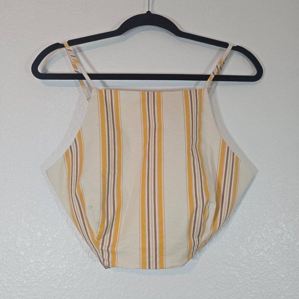 Abercrombie & Fitch Crop Top Open Back Teen Small Stripe Festival Coachella